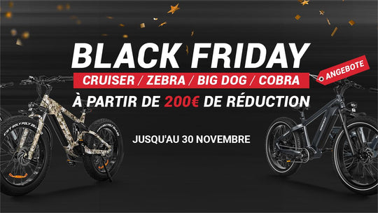 Se préparer pour le Black Friday : Achats de vélos électriques - Découvrez quel vélo Himiway vous convient le mieux